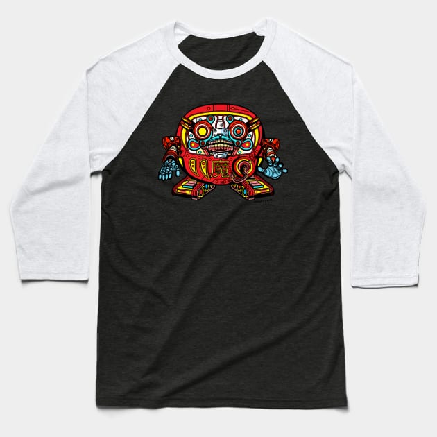 Mecha DARUMA - Raw Baseball T-Shirt by 1shtar